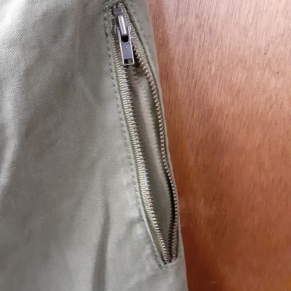 Women's Olive Green Pants - Picture 3 of 5